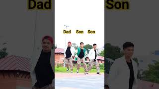 Shuffle Dance with my Dad  | To Brazil | Vengaboys | Aayush & Abhay #shorts #viral #trend