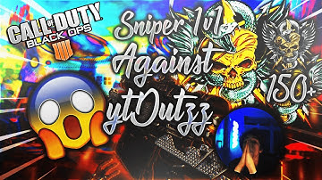 SNIPER 1V1 AGAINST DUTZZ!😱 (ONE OF THE BEST SNIPERS ON BO4!)🔥