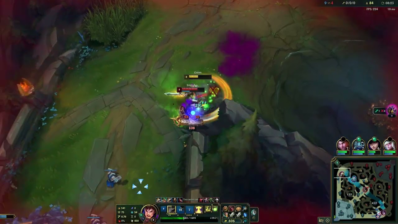 Garen VS Singed 8/2 - 2026