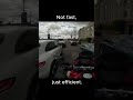 Not fast, just efficient.