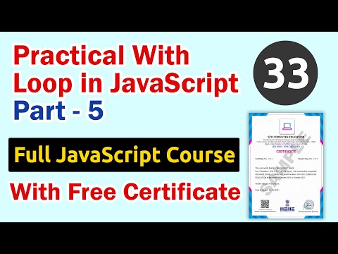 Practical with Loop in JavaScript Part 5