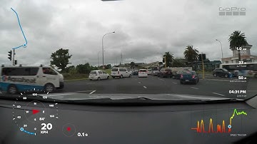 GoPro GPS Overlay Driving Test