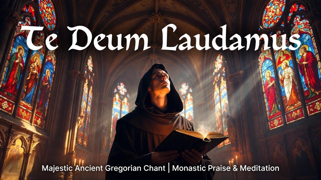 Te Deum Laudamus |  Ancient Gregorian Chant(Medieval Monastic Choir with Cathedral Reverberation