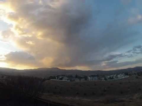 Virga Evaporating Rain