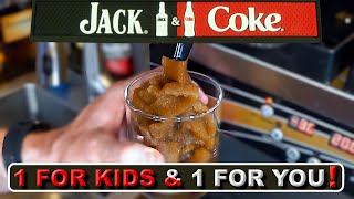 Kid-Friendly Coke Slushy & Adult Jack & Coke Recipe - Let's Make Both!