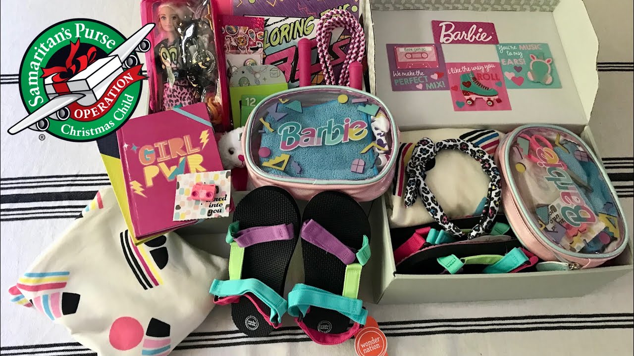 Operation Christmas Child | 5-9 Girl Shoeboxes | 80s Themed Shoeboxes
