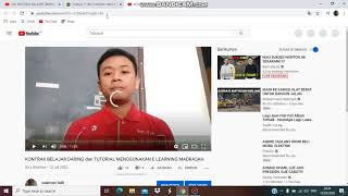 TUTORIAL MENGGUNAKAN E LEARNING MADRASAH BAGI SISWA MELALUI PC/LAPTOP
