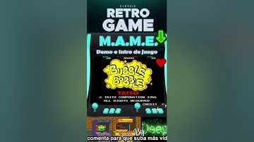 Bubble Bobble  ***** M.A.M.E. Demo & Intro de Juego