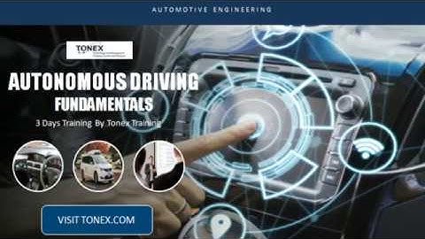 Autonomous Driving Fundamentals Training - Tonex Training