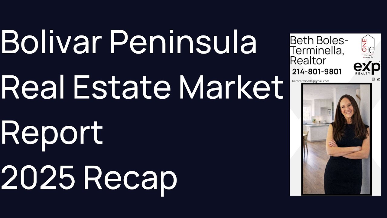 Bolivar Peninsula Real Estate 2025 Year-End Market Report
