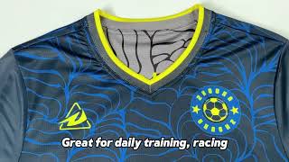 Zhouka Customized Double-Layer Double-Sided Football Jersey #custom #b2b #wholesale #soccer screenshot 4