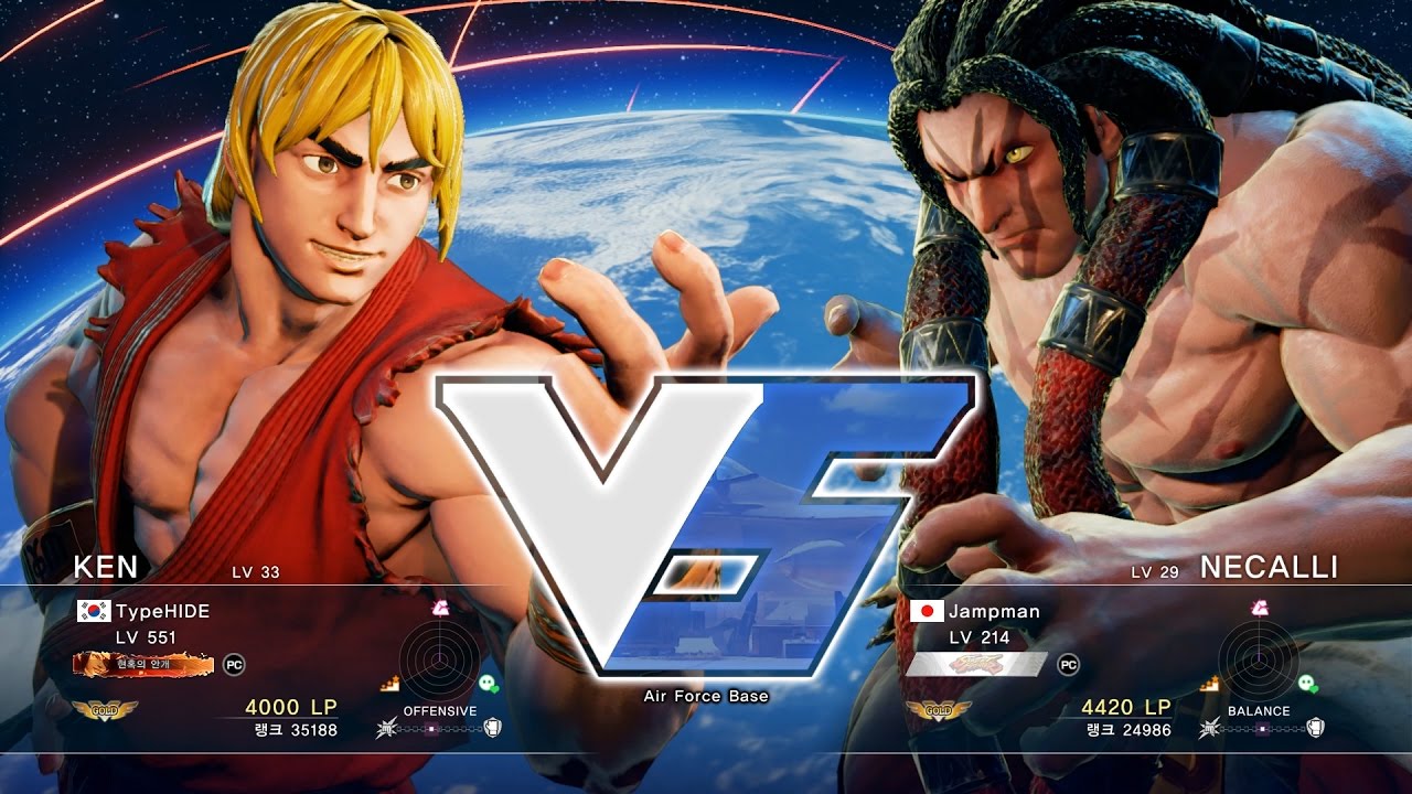 Street Fighter V KEN VS NECALLI