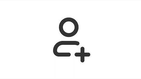 Animated add contact linear ui icon