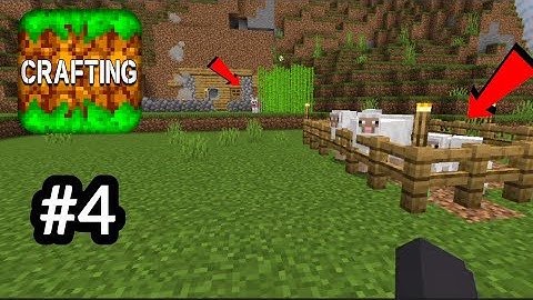 Crafting and building Survival Gameplay Part 4 - Making sheep farm