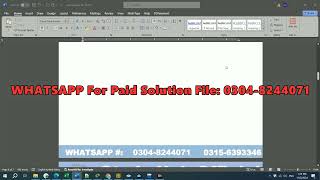 CS204 Assignment 1 100% Correct Solution Fall 2024
