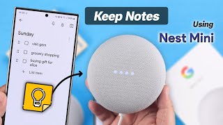 How to Take Notes on Google Nest Mini! [Google Keep] screenshot 5