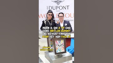 Chi 2 tỷ cho chiếc bật lửa Dupont Master Lighter để "sở hữu" tinh hoa Pháp - Thụy Sĩ liệu có đắt?