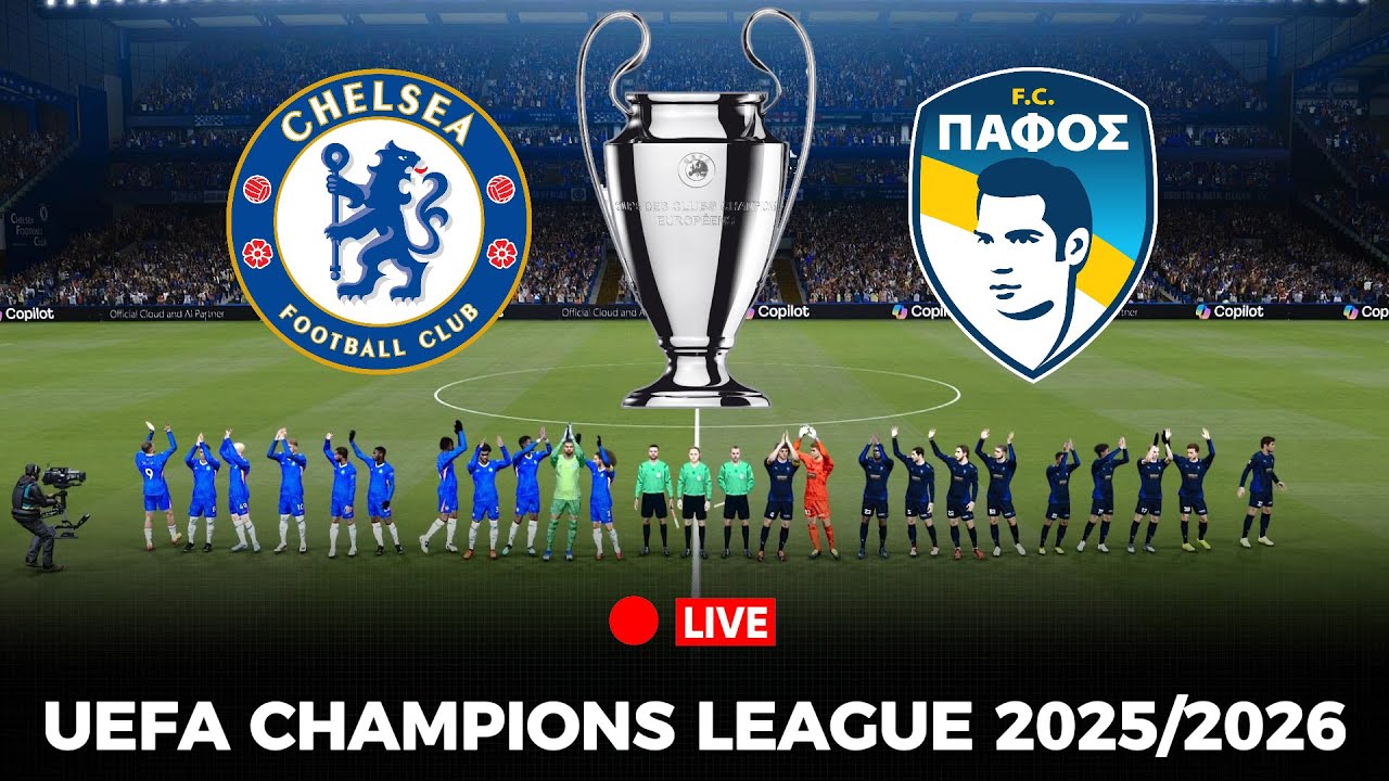 Chelsea vs Pafos | UEFA Champions League 2025/2026 | Full Match All Goals 