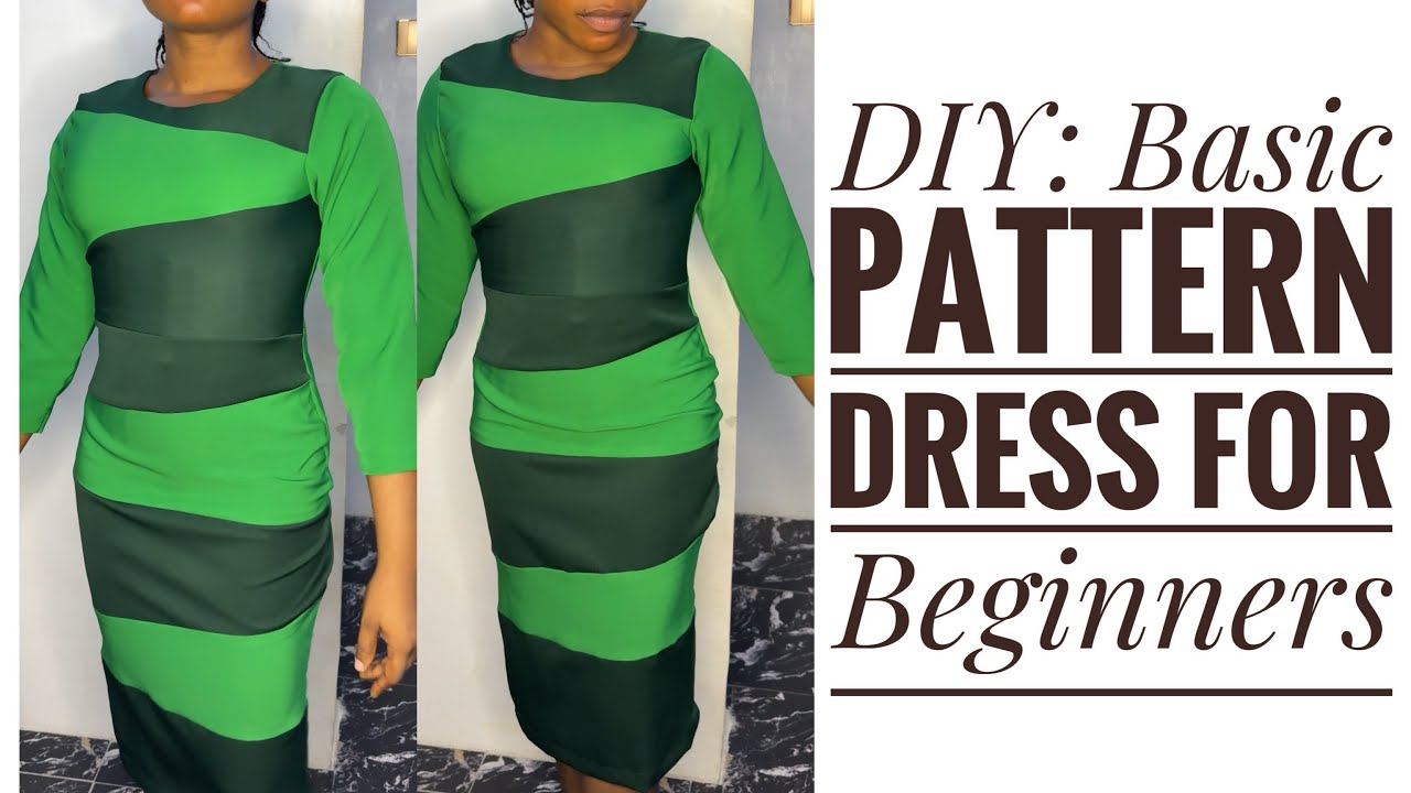Как сшить платье по простой выкройке | Для начинающих