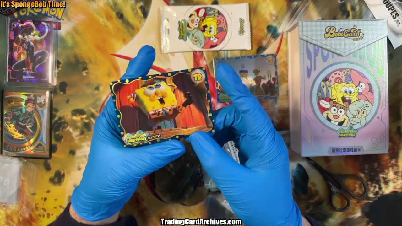 SpongeBob BobiCard Unbox and Pack Break - These are actually much better then you'd expect