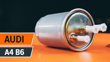 How to change fuel filter on AUDI A4 B6 TUTORIAL | AUTODOC