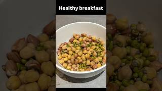 Healthy Protein Bowl: Soaked Chickpeas & Peanuts Mix