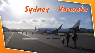 Sydney to Port Villa, Vanuatu on Air Vanuatu