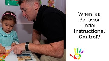 When is a Behavior Under Instructional Control