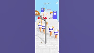 ice cream 🍦🍨 run level 1 gameplay #shorts