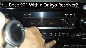 ONKYO Receiver Meets Bose 901 Speakers - Epic Sound with EQ in the Tape Loop!