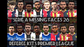 FIFA 16 MOBILE FACEPACK|| SERIE A MISSING FACES 26 + REFEREE KITS PL 2026||