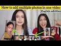 How to add multiple photos in one video | more than one picture|  how to use REELS instagram #reels