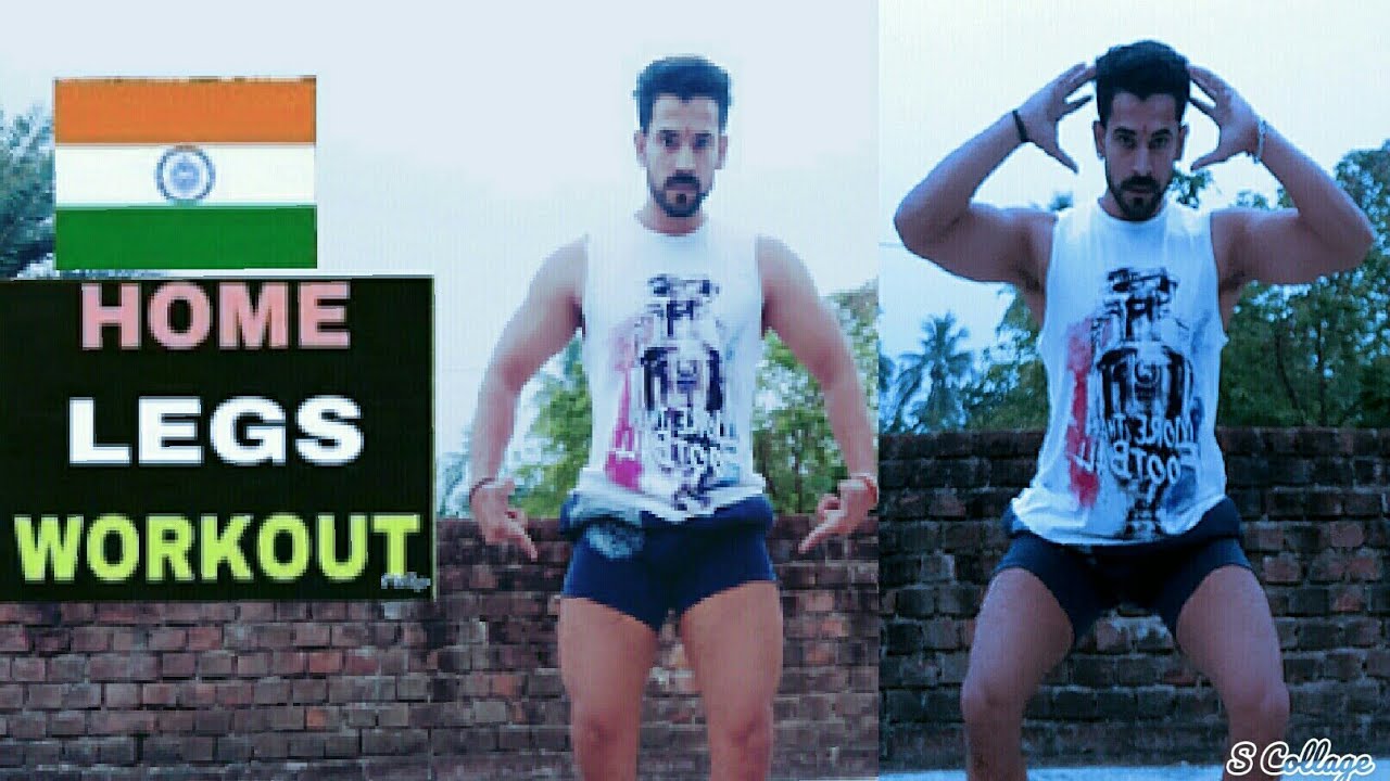 Best HOME Leg Workout | No Equipment Needed | Bodyweight Workout - YouTube