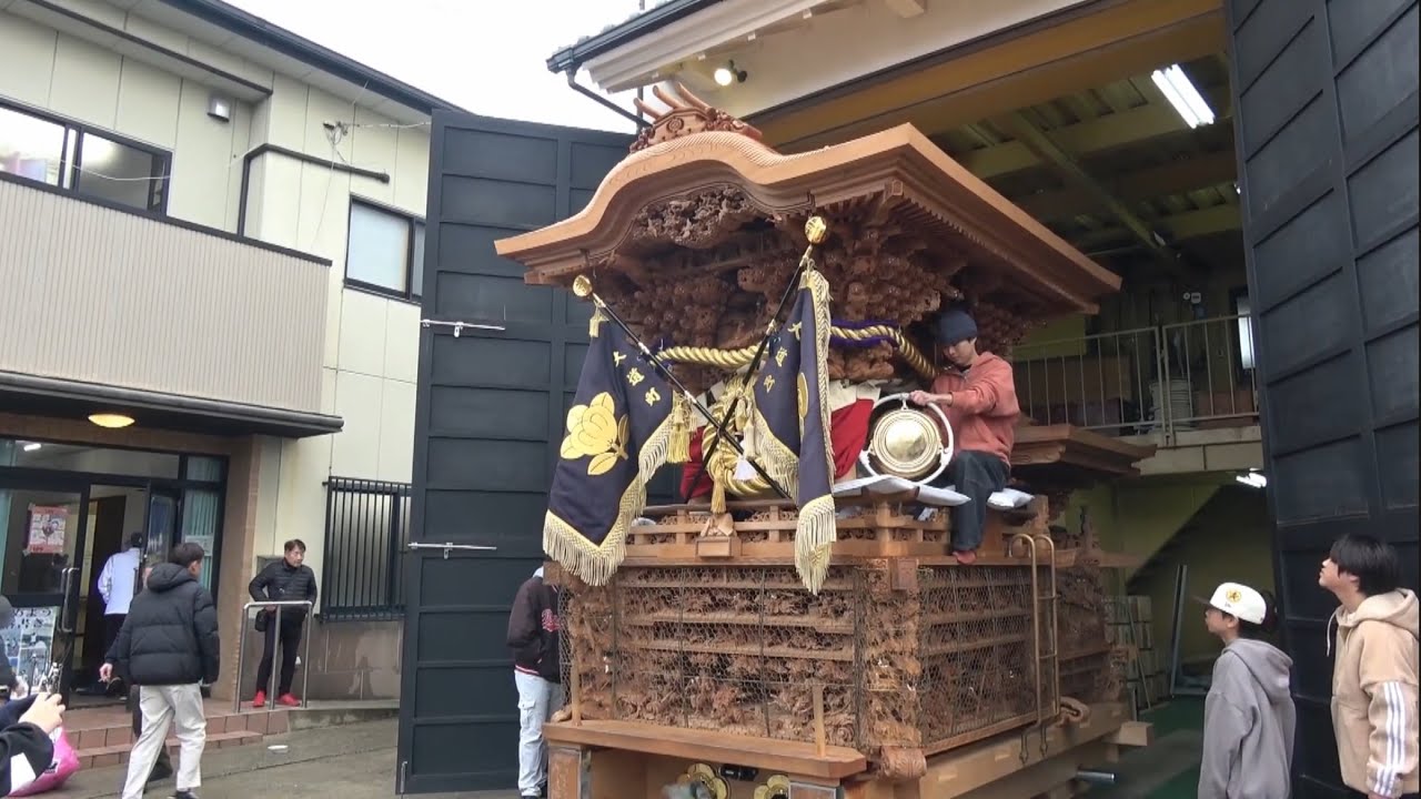 令和七年 大道町だんじり 餅つき・鳴り物御披露目 2025/12/14