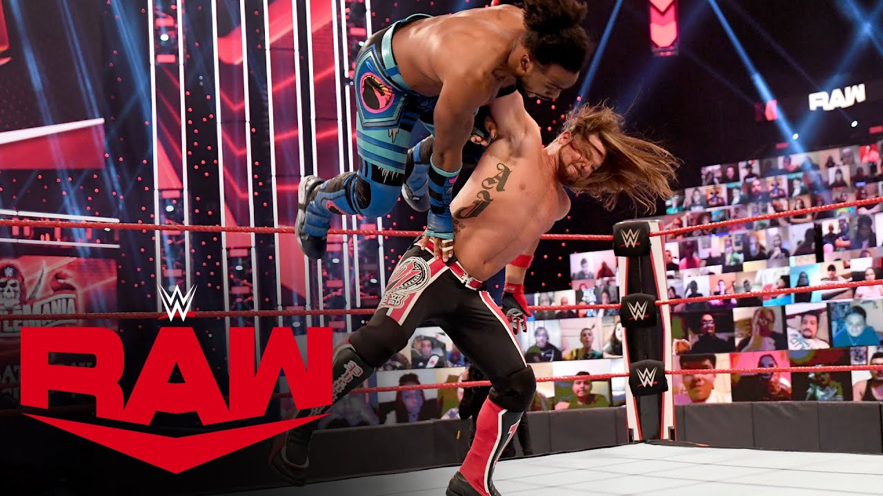 Xavier Woods vs. AJ Styles: Raw, Apr. 5, 2021