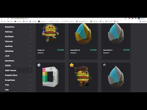 cocos NFT sell, mine cocos coin, secondworld.live