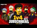 FREE FIRE LIVE🔴1v4 FUN CUSTOM WITH SUBSCRIBERS😱#SHORTS #freefirelive #shortfeed #femalegamer #live