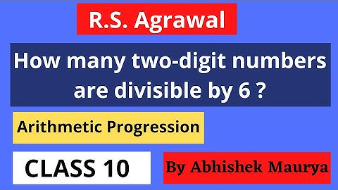 How many two digits numbers are divisible by 6