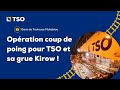 Tso et sa grue kirow interviennent en gare de toulouse matabiau