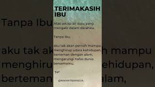 TERIMAKASIH IBU |NIKMATBAHAGIA #ibu #ibukupahlawanku #terimakasihibu