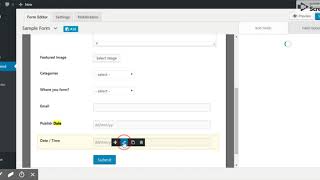 Allow user to set post expiration date with WPUF