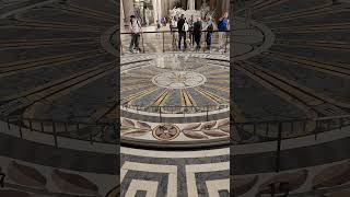 Pendulum demonstrates the rotation of the Earth.