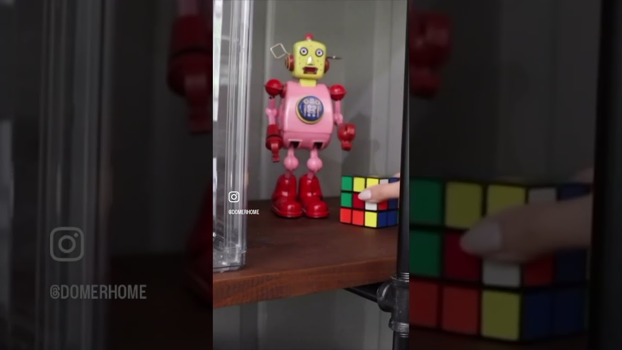 Industrial office makeover in one minute. 😏 