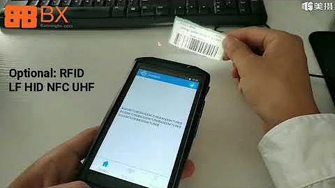 BX U9000 PDA Honeywell 2D barcode scanner NFC UHF reader optional