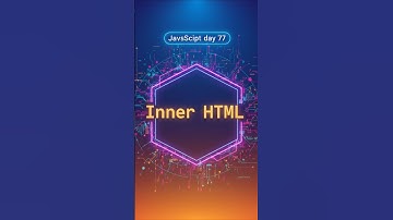 JavaScript innerHTML 💻  Change HTML Content #javascript #coding #webdev #shorts #inner#html#dom#dsa