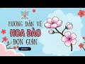 HƯỚNG DẪN VẼ HOA ĐÀO NGÀY TẾT ĐƠN GIẢN ♥ VoiTv ♥ Kênh Thiếu Nhi ♥
