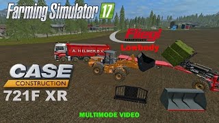FS | 17 | Mods  CASE 721F And NEW Attachemnts For Wheel Loaders