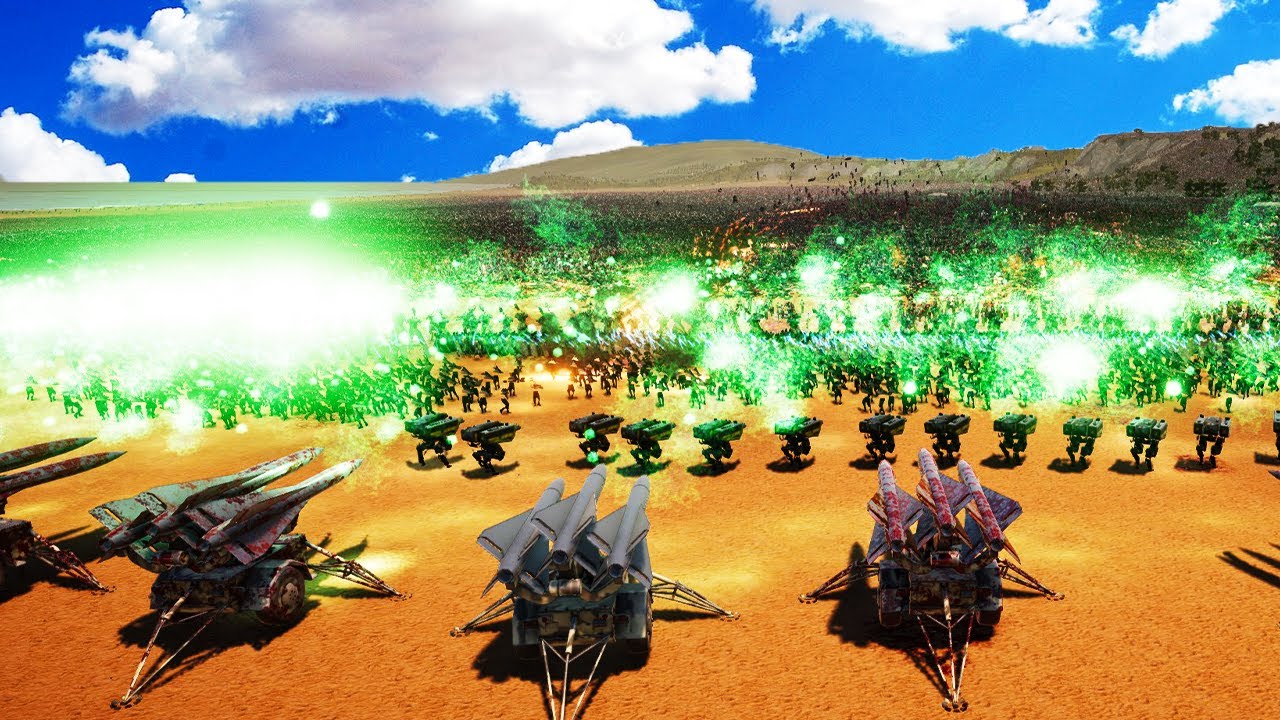 M24 Missile Launcher, T45 Shotgun & RAMBO Vs 2.8 Million Slaanesh, Ghost & ZOMBIES !! UEBS 2