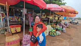 CAMBODIA: SPECIAL Village Street Life Food Market San Monorom Mondulkiri is Amazing