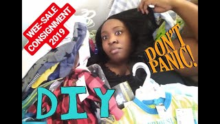Consignment Sale Prep/DIY/ Wee-Sale Vlog